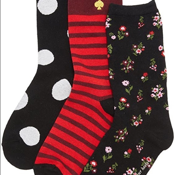 KATE SPADE In Bloom Floral 3-Pack Sock Set NWT - Picture 5 of 5